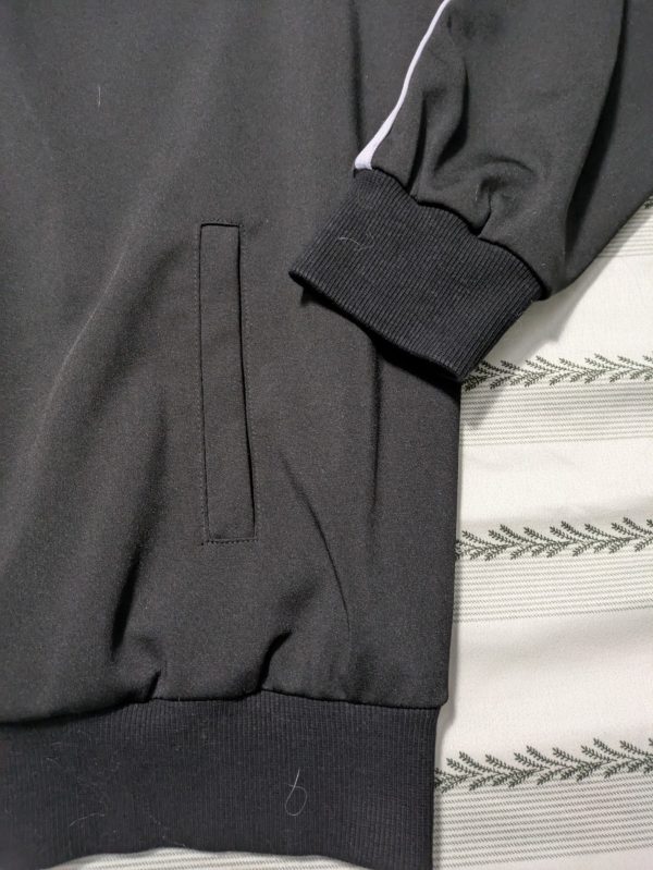 KASH Track Jacket Suit Like Adidas Black Long sleeve 3XL - Image 6
