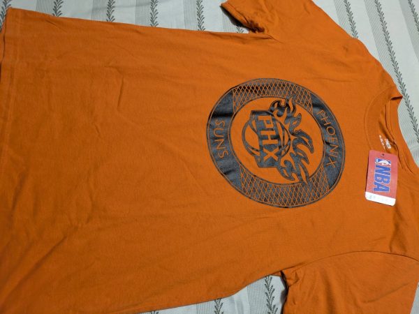 Phoenix Suns T Shirt Boys XL 14/16 Orange Black - Image 5