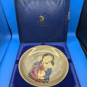 Vintage 70’s TRANQUILITY Schmid Plate by Berta Hummel Madonna Child Original Box