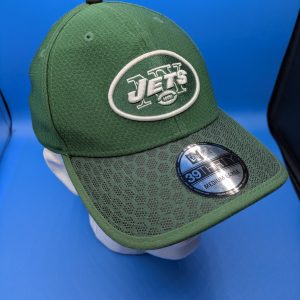 New York Jets New Era 39THIRTY Hat Flex Green Team Classic Logo Cap M/L