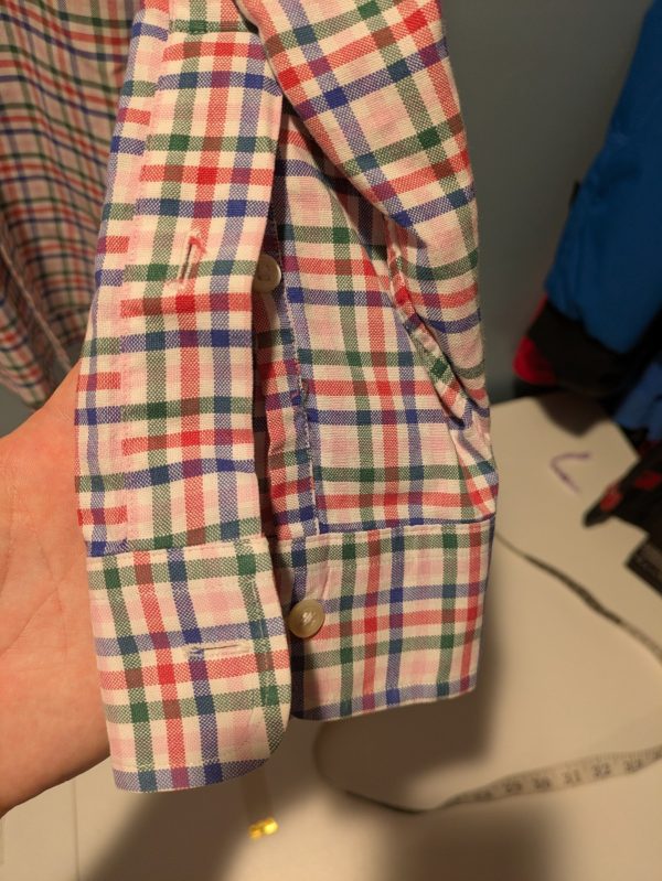 Mens Polo Ralph Lauren Plaid Button Down Long Sleeve Medium - Image 6