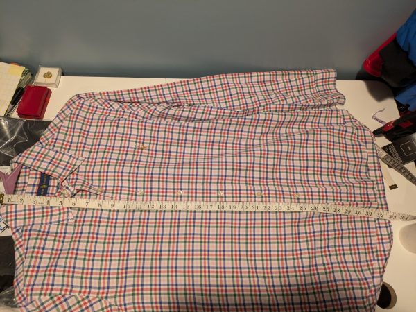Mens Polo Ralph Lauren Plaid Button Down Long Sleeve Medium - Image 10