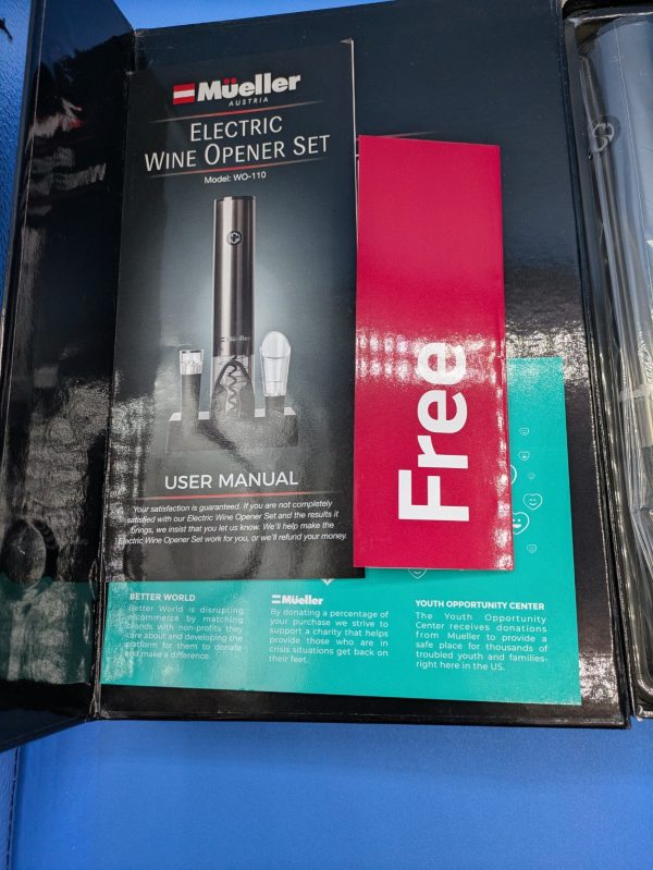 Mueller AUSTRIA Electric Wine Opener Set BRAND NEW - Image 4