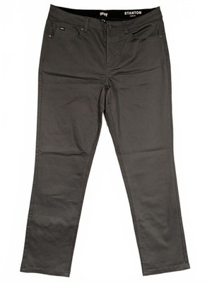 DKNY Stanton Gray Slim Fit Ultimate Stretch Casual Pants Mens 33x30 NWT