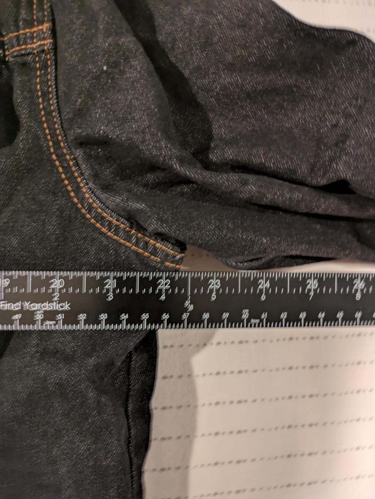 Fashion Sherpa-Lined Heavy Denim Jacket Mens Medium - Image 5