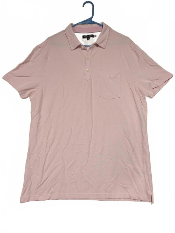 Banana Republic Performance Pique Pocket Polo - Mens XL - Light Pink