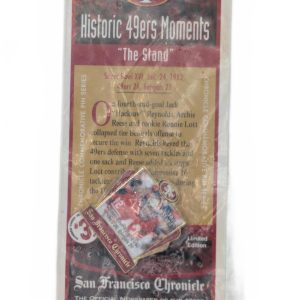 San Francisco 49ers Historic Moments The Stand Commemorative Pin Limited Edition