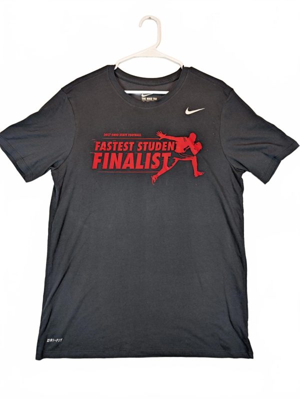 Nike The Nike Tee Fastest Student Finalist Ohio State DriFit Football Mens L