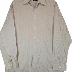 Hugo Boss Button Up Dress Shirt Textured Long Sleeve Mens Large