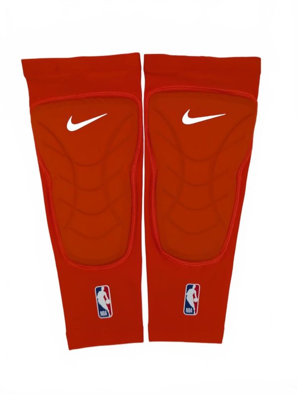 Nike NBA Knee Pads Compression Sleeves Orange CT3878 Mens L XL Pair