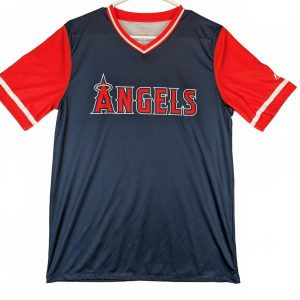 Majestic J-Up Upton Los Angeles Angels MLB Baseball Jersey NWT Boys XL 18/20