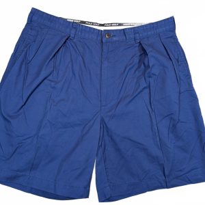 Polo Golf Ralph Lauren Pleated Chino Shorts Mens 36 Blue Cotton