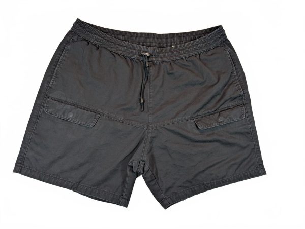 Levi's Waterless A4685 Black Utility Cargo Drawstring Hiking Shorts Mens XL 38x6