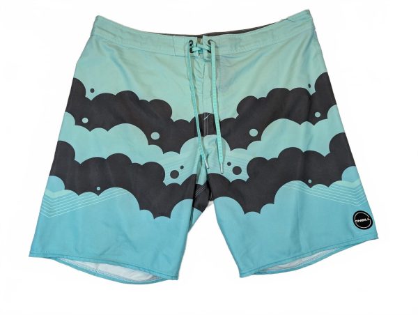 O'Neill Shaun Artist Collab Graphic Boardshorts Stretch Surf Swim Mens 38 40x9