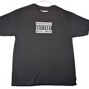Unbranded Parental Advisory Explicit Content Graphic Streetwear T-Shirt Mens L