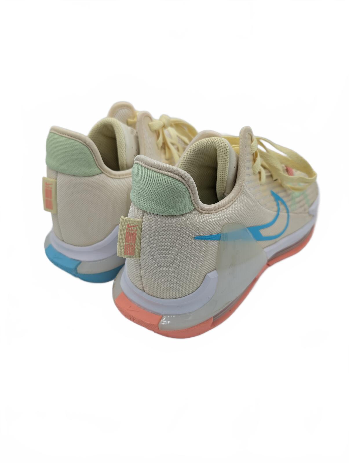 Nike LeBron Witness 6 Easter Basketball Sneakers Mens 13 Coconut Milk Shoes - Image 3