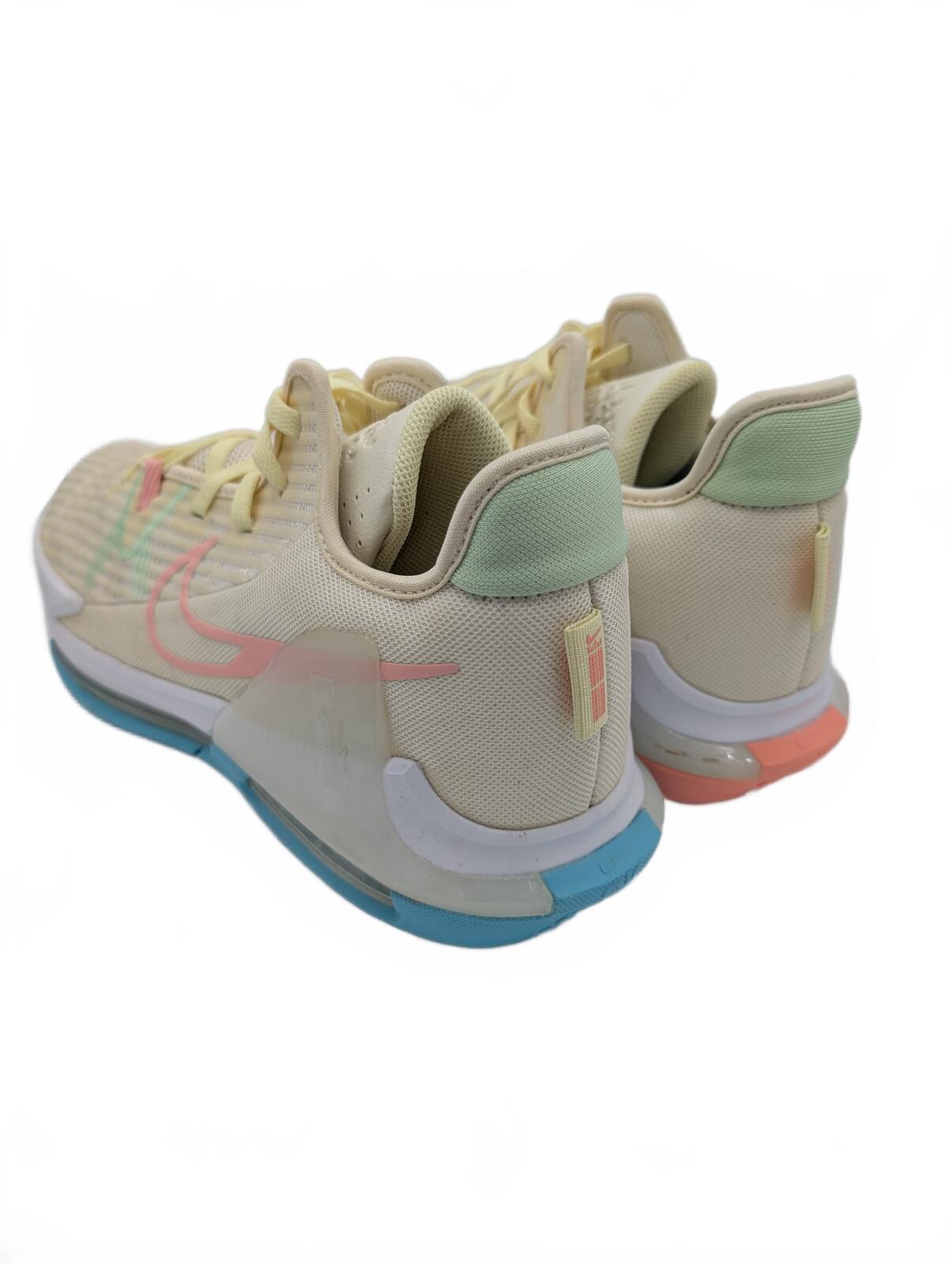 Nike LeBron Witness 6 Easter Basketball Sneakers Mens 13 Coconut Milk Shoes - Image 4