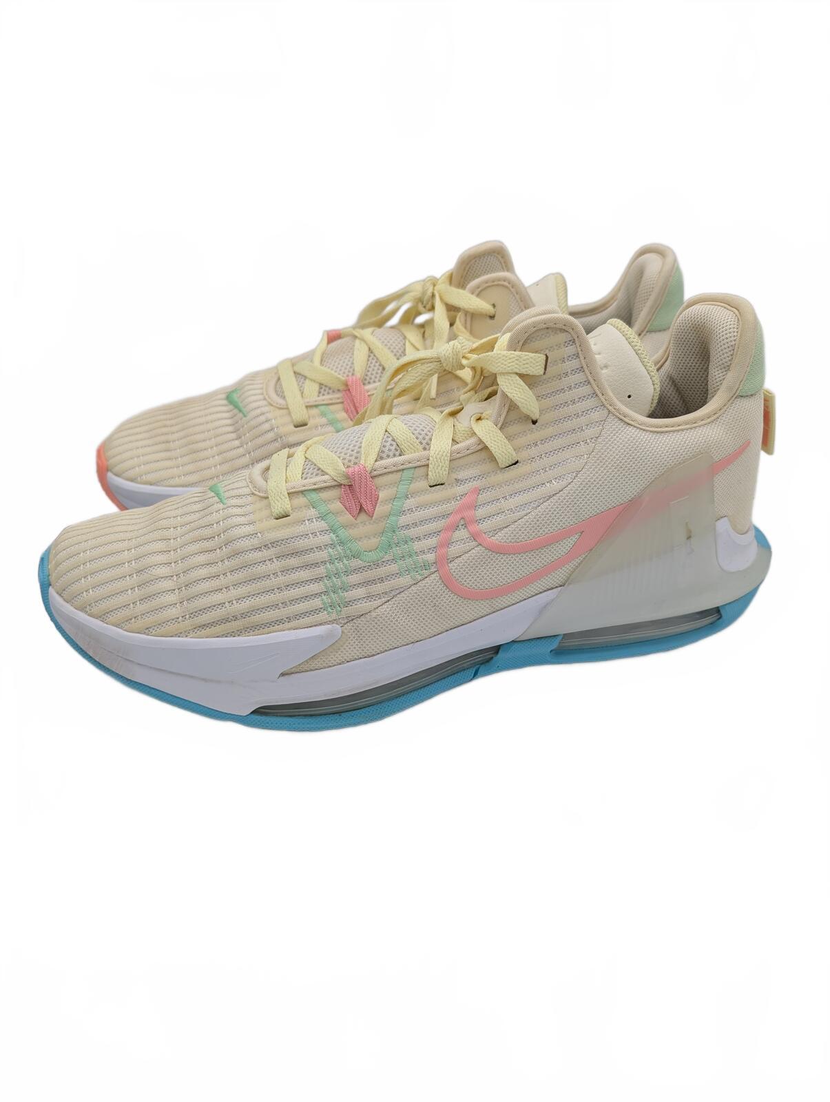Nike LeBron Witness 6 Easter Basketball Sneakers Mens 13 Coconut Milk Shoes - Image 5