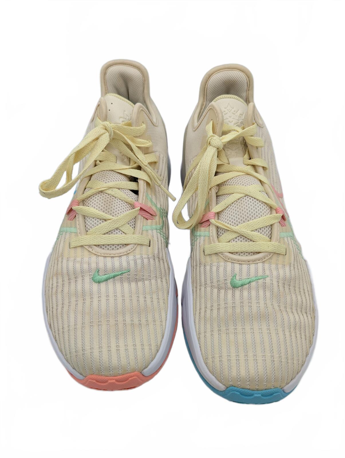 Nike LeBron Witness 6 Easter Basketball Sneakers Mens 13 Coconut Milk Shoes - Image 6