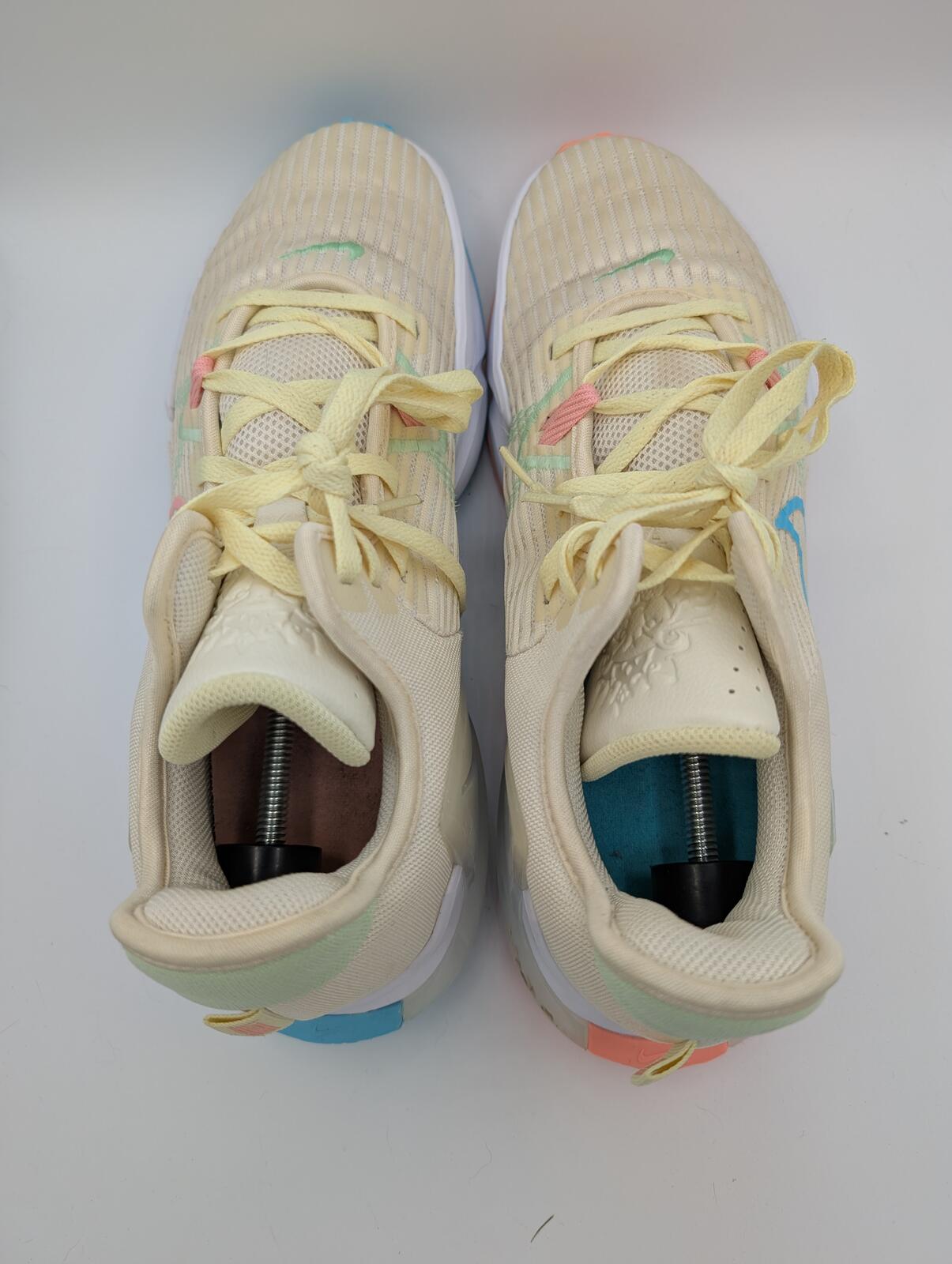 Nike LeBron Witness 6 Easter Basketball Sneakers Mens 13 Coconut Milk Shoes - Image 7