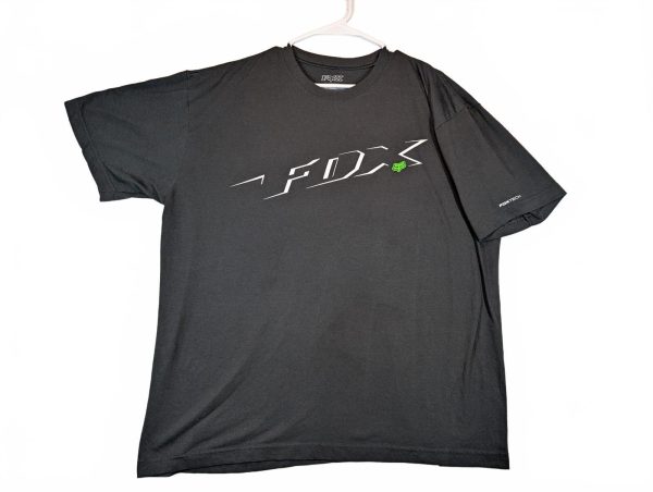 Fox Racing Fox Tech Graphic Logo Black Moto T-Shirt Mens XL Short Sleeve Tee