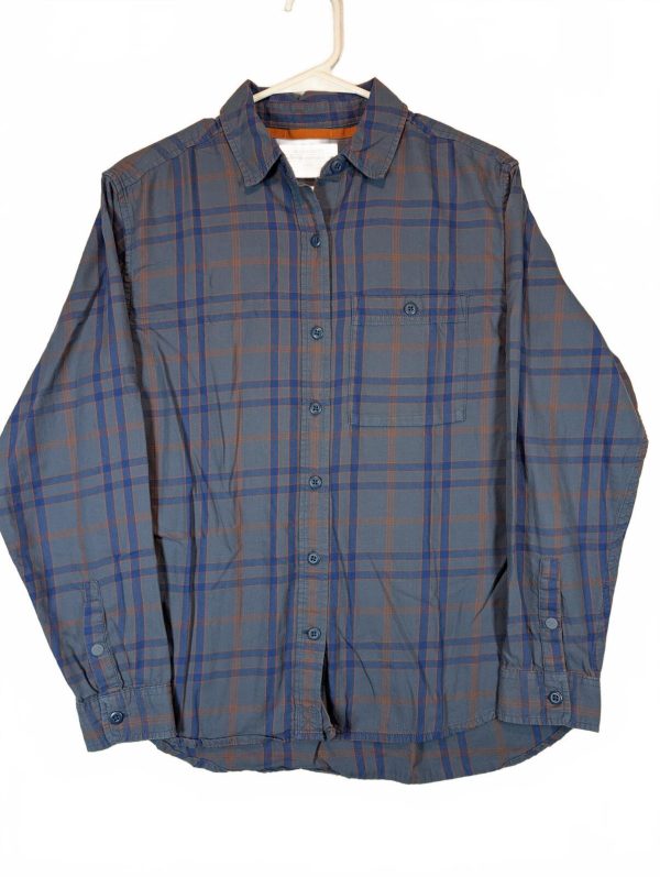 REI Cooperative Plaid Button Up Hiking Outdoor Long Sleeve Shirt Mens Small