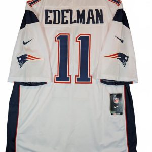 Nike On Field Patriots Edelman 11 Football Jersey Mens Medium White NWT
