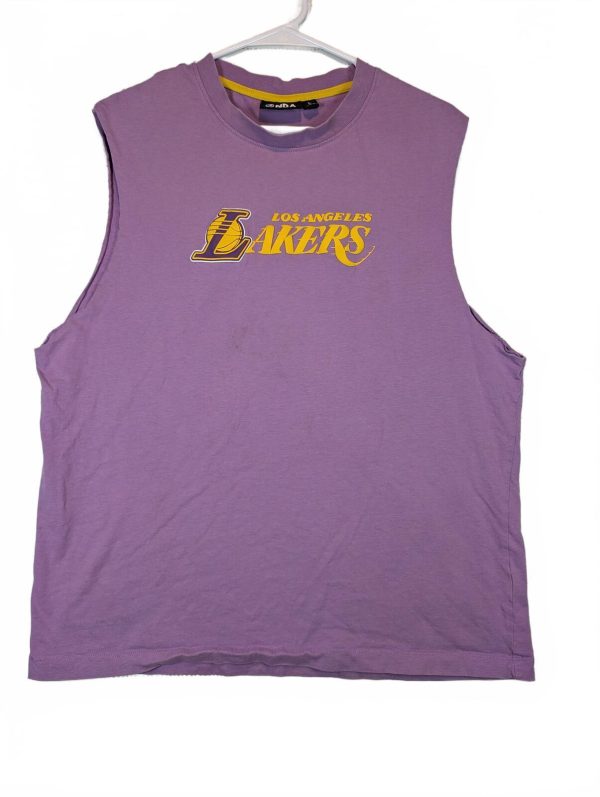 NBA Los Angeles Lakers Graphic Logo Sleeveless Tank Shirt Mens Large
