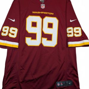 Nike Chase Young 99 Washington NFL On Field Jersey Burgundy Mens Large