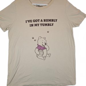 Disney Winnie The Pooh Rumbly In My Tumbly Graphic T Shirt Womens 2XL