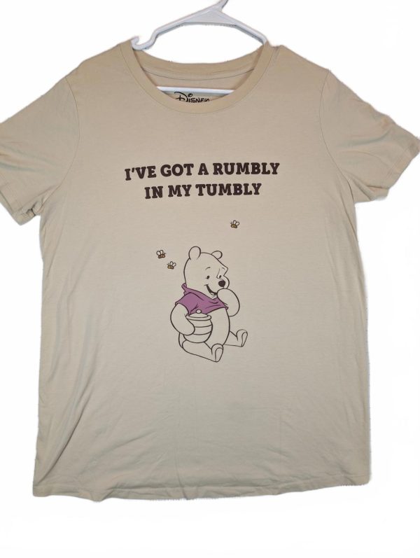 Disney Winnie The Pooh Rumbly In My Tumbly Graphic T Shirt Womens 2XL