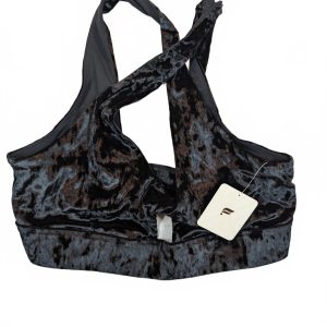 Fabletics Oasis Crushed Velour Twist Sports Bra Velvet Athletic Womens Large