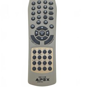 Apex RM1115 OEM DVD Remote Control Replacement Gray For Apex Unisex One Size