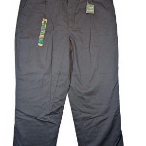 L.L.Bean Comfort Waist Wrinkle-Free Cotton Chino Pants Flat Front Mens 46x29