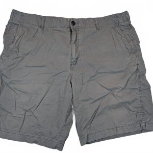 Marc Anthony Gray Chino Flat Front Cotton Casual Walking Shorts Mens Size 40