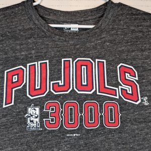New Era Pujols 3000 Angels MLB Baseball Graphic Crewneck T-Shirt Mens Large