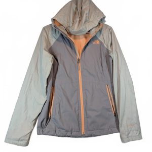 The North Face HyVent Hooded Rain Jacket Waterproof Full Zip Womens Medium M
