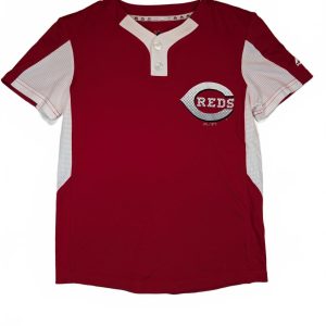 Majestic Cincinnati Reds Cool Base Red Jersey Shirt Youth Small