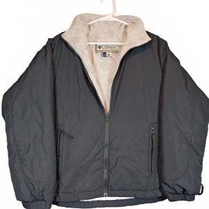Columbia Vertex Interchange Fleece Lined Jacket Coat Black Womens Large