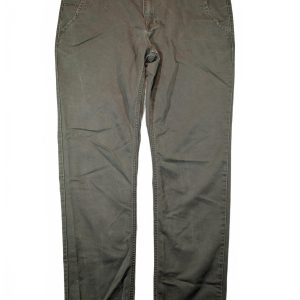 Vans Authentic Chino Slim Fit Olive Stretch Skate Workwear Pants Mens 38x30