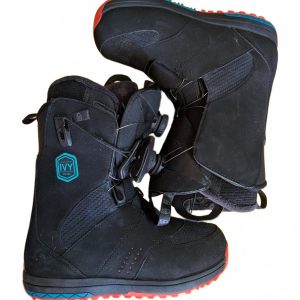Salomon Ivy Boa SJ Dual Zone Snowboard Boots Black Winter Womens US Size 8.5
