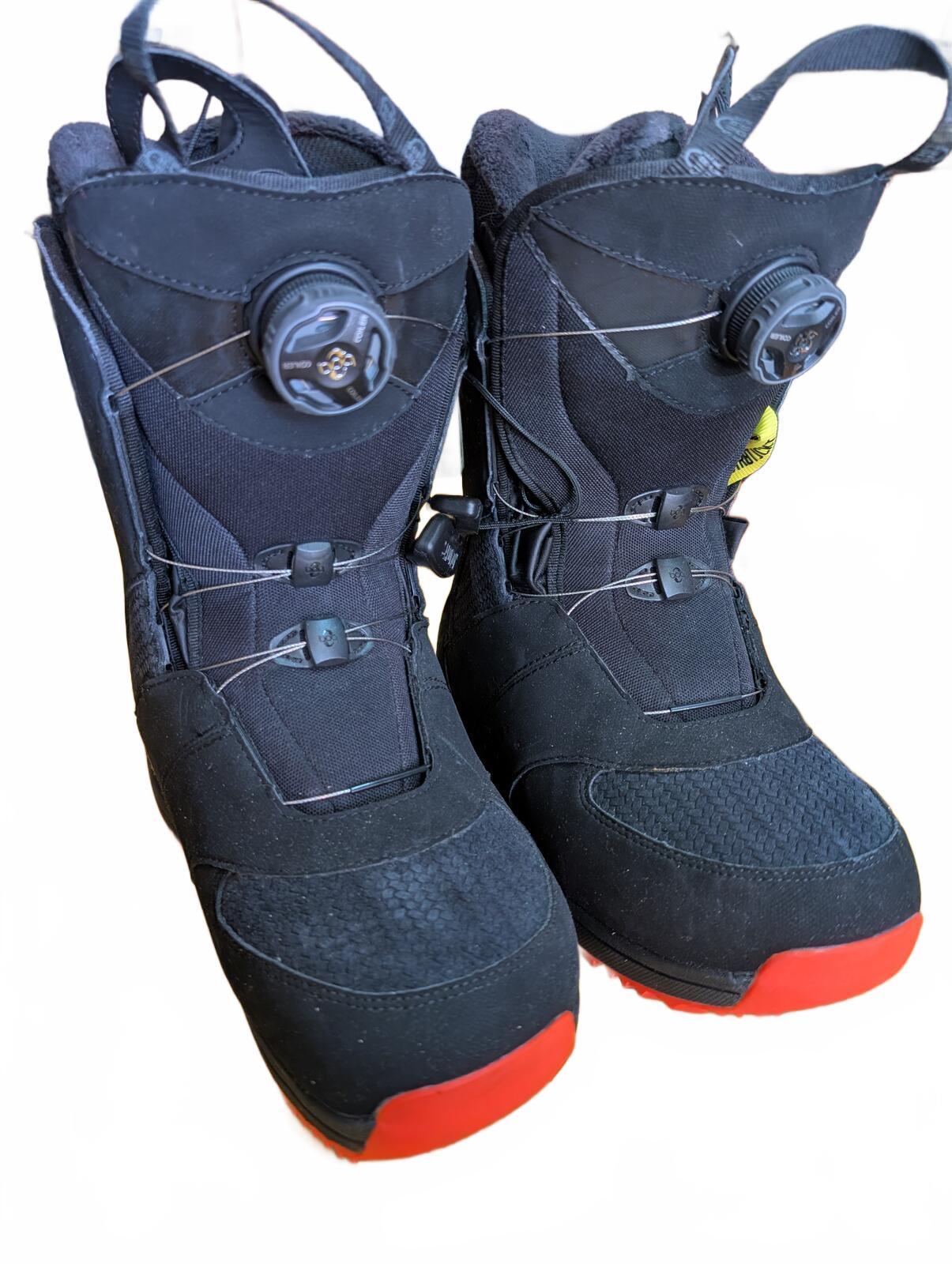 Salomon Ivy Boa SJ Dual Zone Snowboard Boots Black Winter Womens US Size 8.5 - Image 3