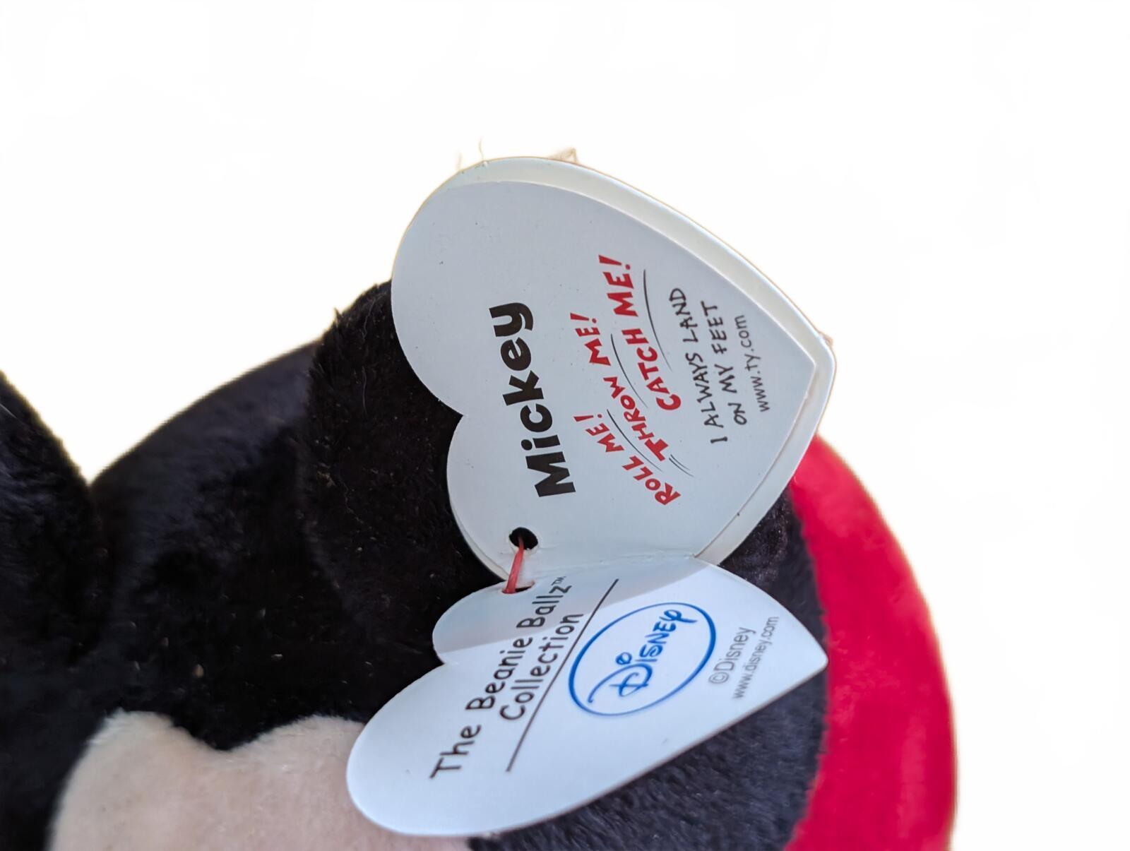 Ty Beanie Ballz Mickey Minnie Disney Holiday Plush Beanbag Set - Image 6