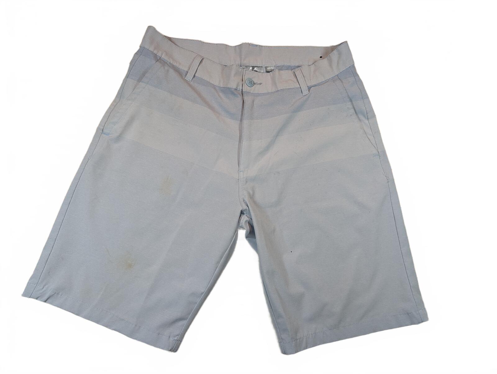 Burnside Hybrid Stretch Chino Walk Shorts Flat Front Casual Golf Mens Size 33