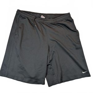 Nike Dri-FIT Black Mesh Athletic Training Drawstring Pocket Shorts Men XL 36x10