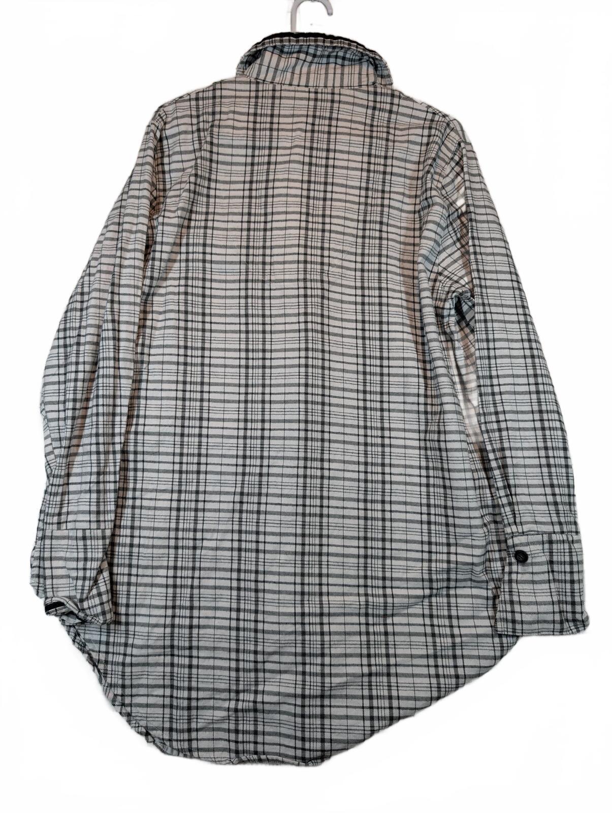 Walt Disney World Mickey Friends Plaid Flannel Cotton Pajama Shirt Womens Medium - Image 2