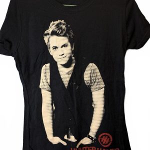 Hunter Hayes 2012 Tour Black Graphic T-Shirt Womens Large
