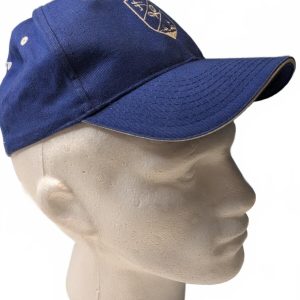 UCONN Blue Baseball Cap with Embroidered Crest Logo