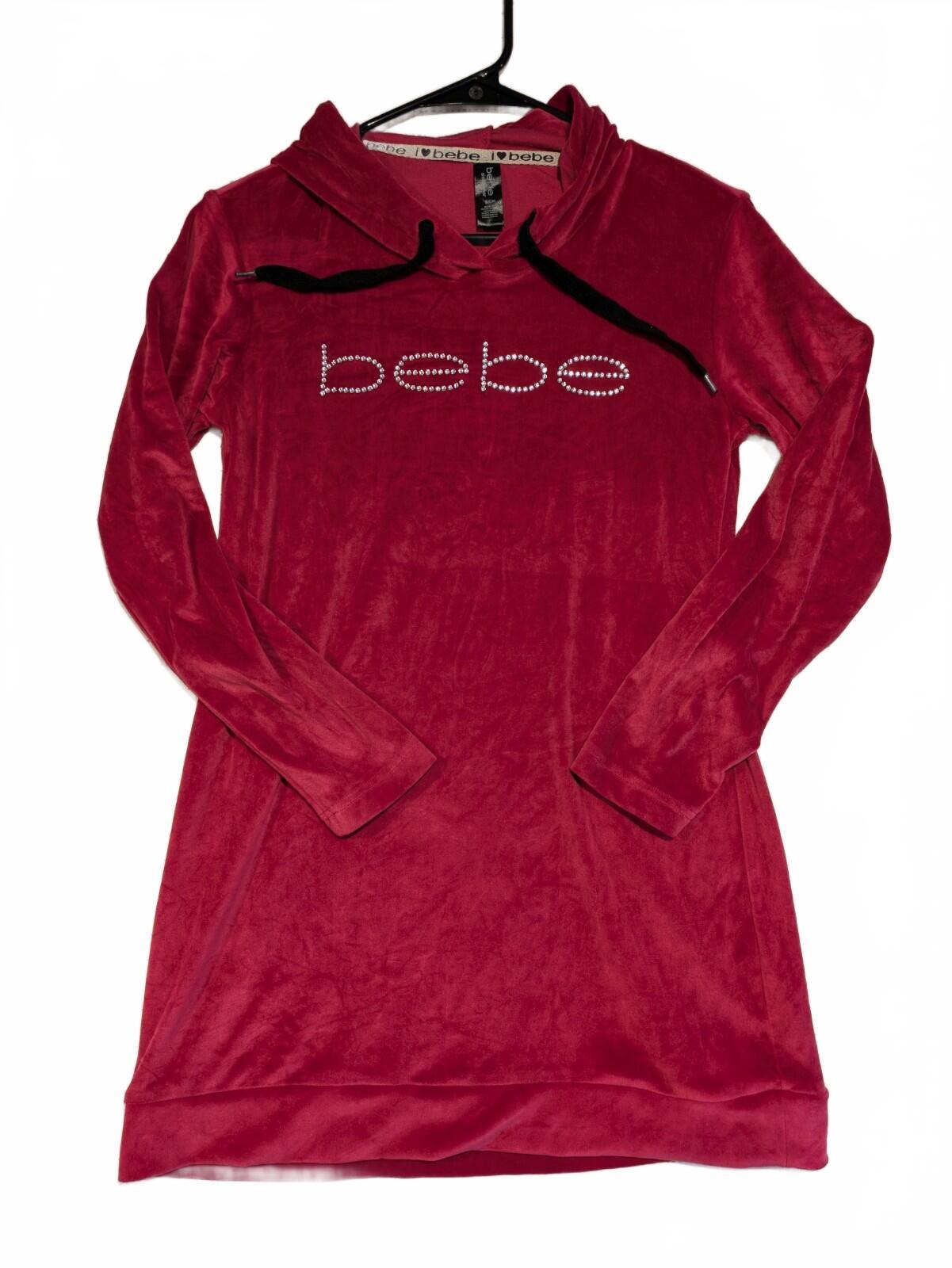 BEBE Ladies Rhinestone Hoodie Sleepwear - Small - Image 2