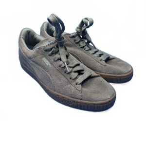 Puma Suede Classic Suede Sneakers Gray Womens 6